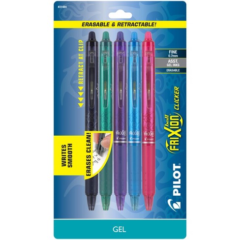 PILOT, FriXion Clicker Erasable Gel Pens, Fine Point 0.7 mm, Pack of 15,  Assorted Colors - Yahoo Shopping