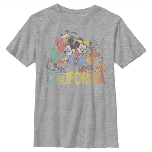 borduurwerk autobiografie Paragraaf Boy's Disney Mickey Mouse California Group T-shirt : Target