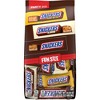 Snickers Milk Chocolate, Peanut Butter, & Almond Candy Bars Fun Size Variety Pack, Party Size - 24.02oz Bulk Bag - 2 of 4