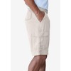 Boulder Creek by KingSize Men's Big & Tall Renegade 9" Full Elastic Waist Cargo Shorts - 4 of 4
