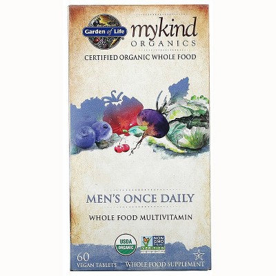 Garden of Life Multivitamins Mykind Organics Men's Once Daily Tablet 60ct