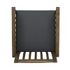 PAGED Outdoor Dining Chairs Set of 2 Wood Patio Arm Chairs with Cushions for Poolside, Garden, Backyard - 4 of 4