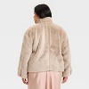 Women's Faux Fur Zip-Up Jacket - A New Day™ - 2 of 3