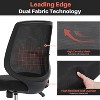Bencmate Task and Office Chairs Modren Office Desk Chair, Swivel Wheels, and Seat-Slide Function, Black, 26"*27"*37" - 4 of 4