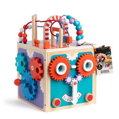 FAO Schwarz Toy Wood Activity Cube