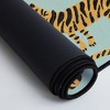 Cat Coquillette Tiger Collection Mint Orange Desk Mat - Deny Designs - 4 of 4