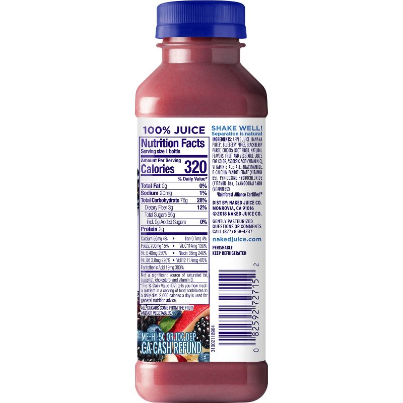 Naked Blue Machine Juice Smoothie - 15.2 fl oz, 3 of 6