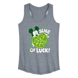 Women's - Disney - Slice Of Luck Graphic Racerback Tank - 1 of 4