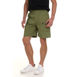 Canada Weather Gear Men’s Cargo Shorts with Belt – Lightweight Zip Pocket Utility Shorts for Outdoor & Casual Wear - 1 of 4