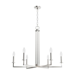 Hunter Fans Bearden 6 - Light Chandelier in  Brushed Nickel - 1 of 1