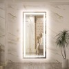 Keonjinn LED Bathroom Vanity Mirror, Front Light & Backlit, 3 Color Temperatures, Anti Fog, Double Lights Strips - 2 of 4