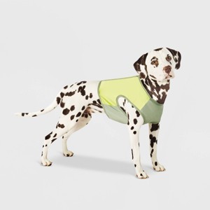 Spacer & Mesh with Zipper Centerback Cooling Dog and Cat Vest - Green - Boots & Barkley™ - 1 of 4