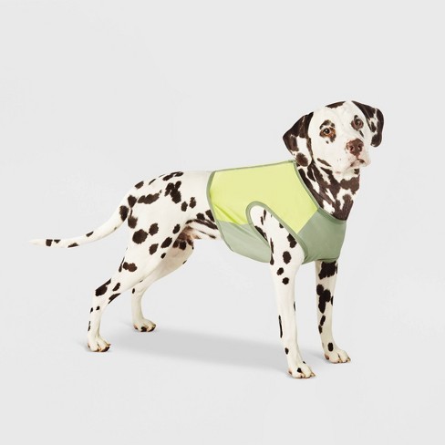 Spacer & Mesh With Zipper Centerback Cooling Dog Vest - Green - M - Boots &  Barkley™ : Target