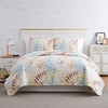Southshore Fine Living Oversized Lightweight Tropic Leaf Quilt Set - 3 of 4