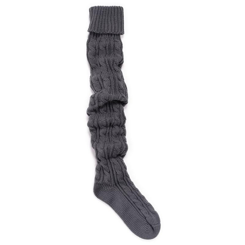 MUK LUKS Women's Cable Knit Over the Knee Socks, 1 of 6