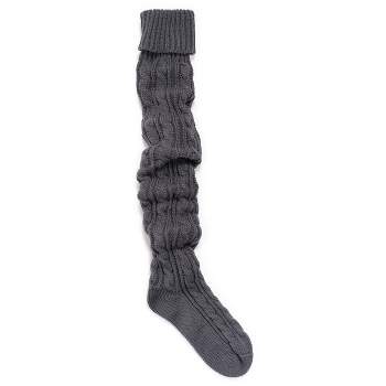 MUK LUKS Women's Cable Knit Over the Knee Socks