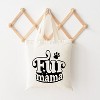 City Creek Prints Fur Mama Bold Canvas Tote Bag - 15x16 - Natural - 2 of 2