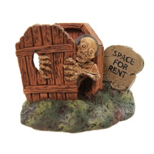 Department 56 Accessory 2.5 Inch Lit Haunted Exit Halloween Village Accessories - 1 of 3