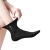 Anna-Kaci 5 Pairs Women's Breathable Mesh Crew Socks with Antibacterial Design for Everyday Comfort - 2 of 3