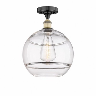 Rochester - 1 Light Semi-Flush Mount In Industrial Style-13.5 Inches Tall and 12 Inches Wide