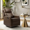 Ofelia Upholstery Wingback Swivel Recliner for Bedroom and Living Room |Artful Living Design - 2 of 4