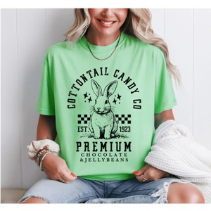 Simply Sage Market Cottontail Candy Premium Chocolate Garment Dyed Tee - 1 of 4