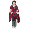 NFL Tampa Bay Buccaneers Youth Bloncho Faux Shearling Wearable Blanket - 2 of 2