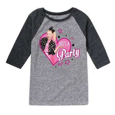 Boys' JoJo Siwa Life's a Party  - Athletic Heather/Heather Black - X-Large