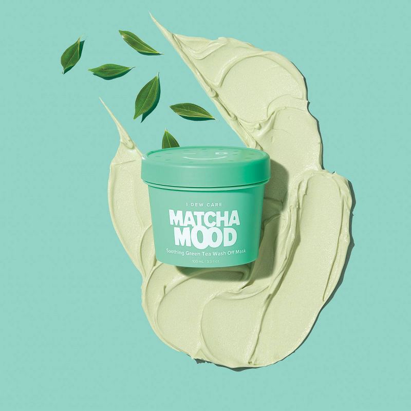 I DEW CARE Matcha Mood Soothing Green Tea Wash-Off Mask - 3.52oz, 3 of 11