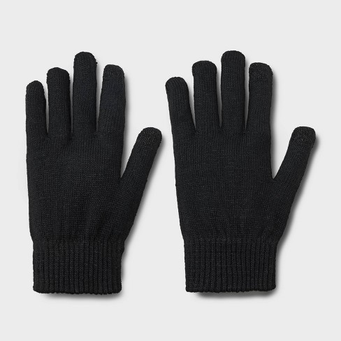 Tech Touch Target - Fable™ Wild : Black Knit Gloves