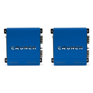 Crunch PowerDriveX 1000 Watt 2 Channel Exclusive Blue A/B Car Amplifier (2 Pack) - 1 of 4