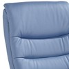 BenchMaster Peregrine Ocean Faux Leather Adjustable Swivel Recliner - 3 of 4