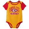 NFL Kansas City Chiefs Infant Boys' 3pk White Bodysuit - image 2 of 4