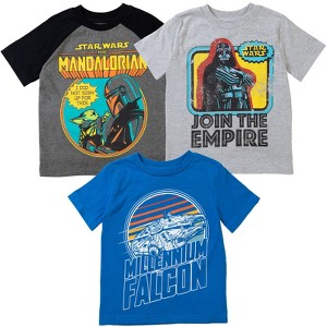 Star Wars The Mandalorian C-3PO Chewbacca Stormtrooper 3 Pack T-Shirts Little Kid to Big Kid - 1 of 4
