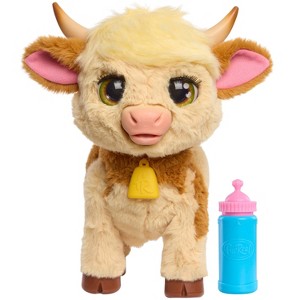 FurReal Friends Maggie the Feed & Follow Cow Stuffed Animal - 1 of 4