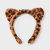 Girls' Leopard Printed Faux Fur Headband - Cat & Jack™ - 2 of 3