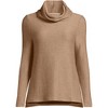 Lands' End Women's Cable Ottoman Relaxed Long Sleeve Cowl Neck Top - 3 of 4