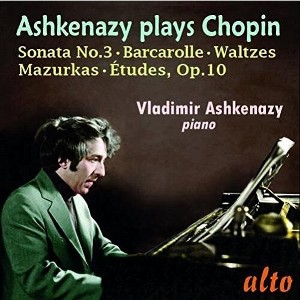 Chopin & Vladimir Ashkenazy - CHOPIN: Etudes Op. 10, Sonata No. 3, Waltzes, Mazurkas, Barcarolle (CD) - 1 of 1