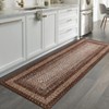 Washable Area Rugs for Living Room Non Slip Modern Braided Print Rug - 4 of 4
