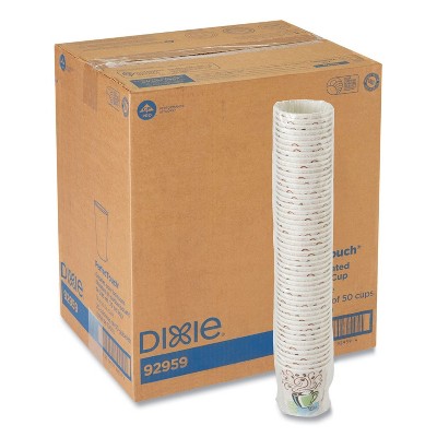 Georgia-Pacific Dixie 10 oz Insulated Disposable Paper Cups-  1000 count