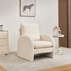 NicBex Modern Accent Chair Armchair Upholstered Living Room Chair Lounge Chair for Reading Room, Bedroom, Office - 3 of 4