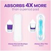 Always Discreet for Sensitive Skin Liners Light Long Absorbency, Four Times Skin Protection, Soft, Dermatologically Tested, Fragrance-Free, 38 Count - 4 of 4