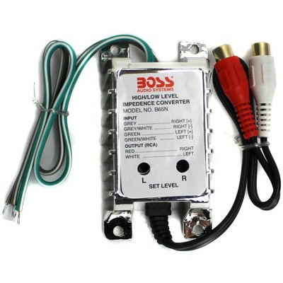 BOSS B65N High Level to Low Level Converter + RCA Input Sensitivity Control