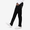 CULTURA Men's Saddle Stitch Modern Fit Jeans in JET BLACK Size 38X32 - 4 of 4