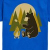Boys' - Instant Message - Bear Roasting Marshmallows Short Sleeve Graphic T-Shirt - 2 of 4