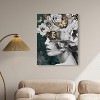 Art Remedy Hidden Golden Butterflies in Emerald Gold Fashion Wall Art Unframed - 2 of 4