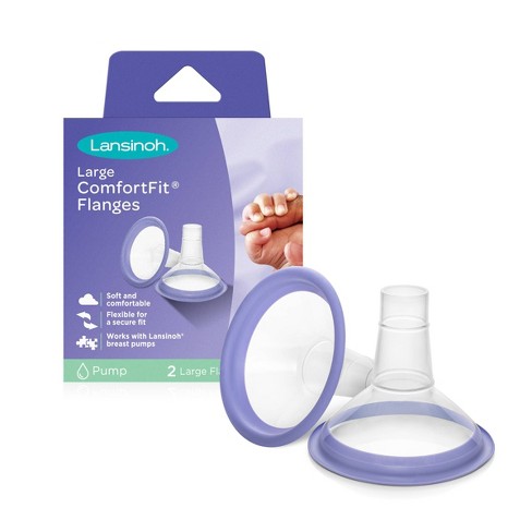 Lansinoh Comfort Fit Breast Pump Flanges - 2ct : Target