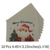 Unique Bargains Christmas Greeting Card Multicolor 4.5 x 3.1Inch 10 Pcs - 3 of 4