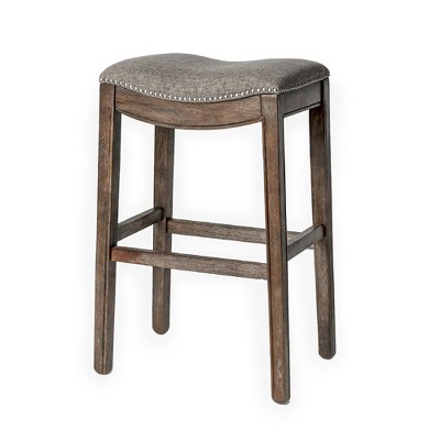 Maven Lane Adrien Backless Saddle Kitchen Stool