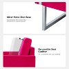 Idmon Modern Tufted Wooden velvet Club Chair with Metal Legs for Bedroom and Living Room | ARTFUL LIVING DESIGN - 4 of 4